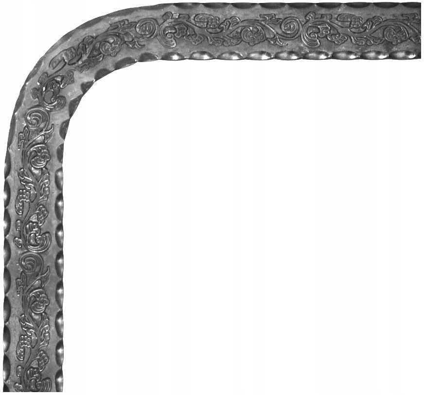 

łuk 90 st.poręcz kwiat kuty 012.45 (300x300 mm)