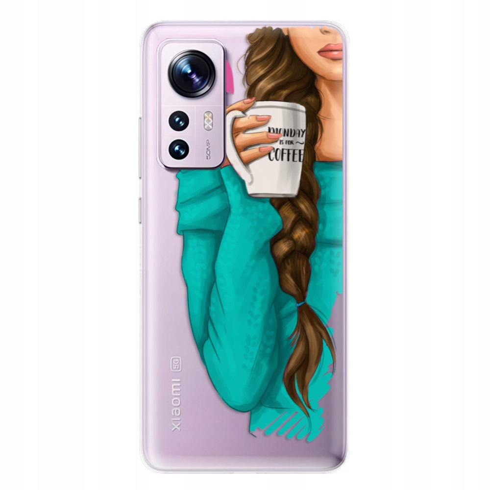 Silikonowe etui iSaprio My Coffe and Brunette Girl do Xiaomi 12 12X