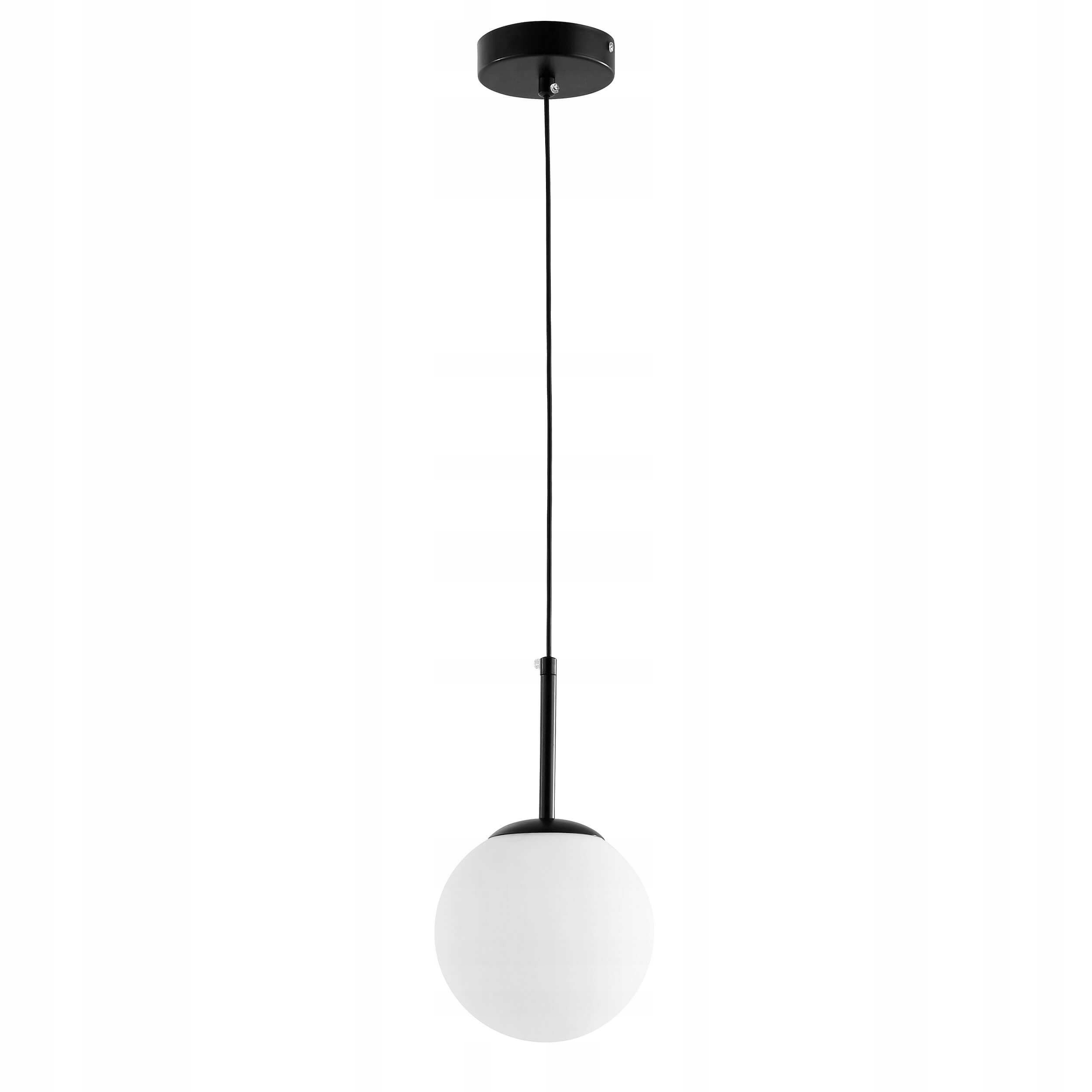 Lampa Wisząca Sufitowa Czarna Fredica Lumina Deco