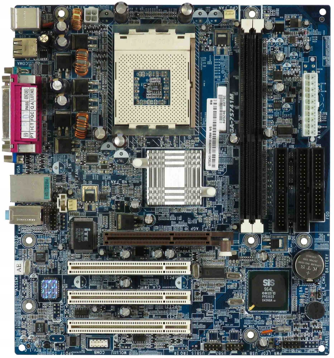 Gigabyte GA-7S741M Patice 462 2x Ddr Agp Pci Ata