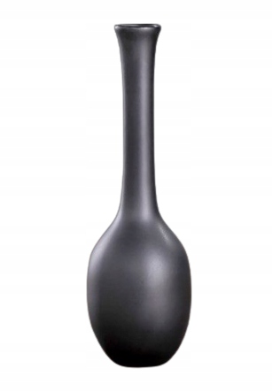 

Wazon Ceramiczny Mały Czarny Smukły Japandi Boho