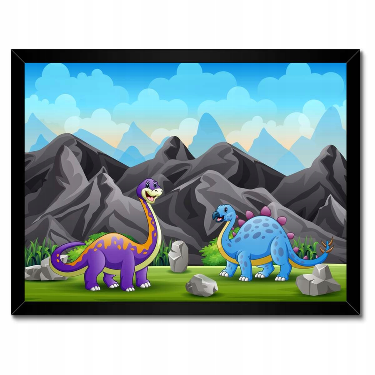 Plakáty v rámu 40x30 Veselé dinosaury