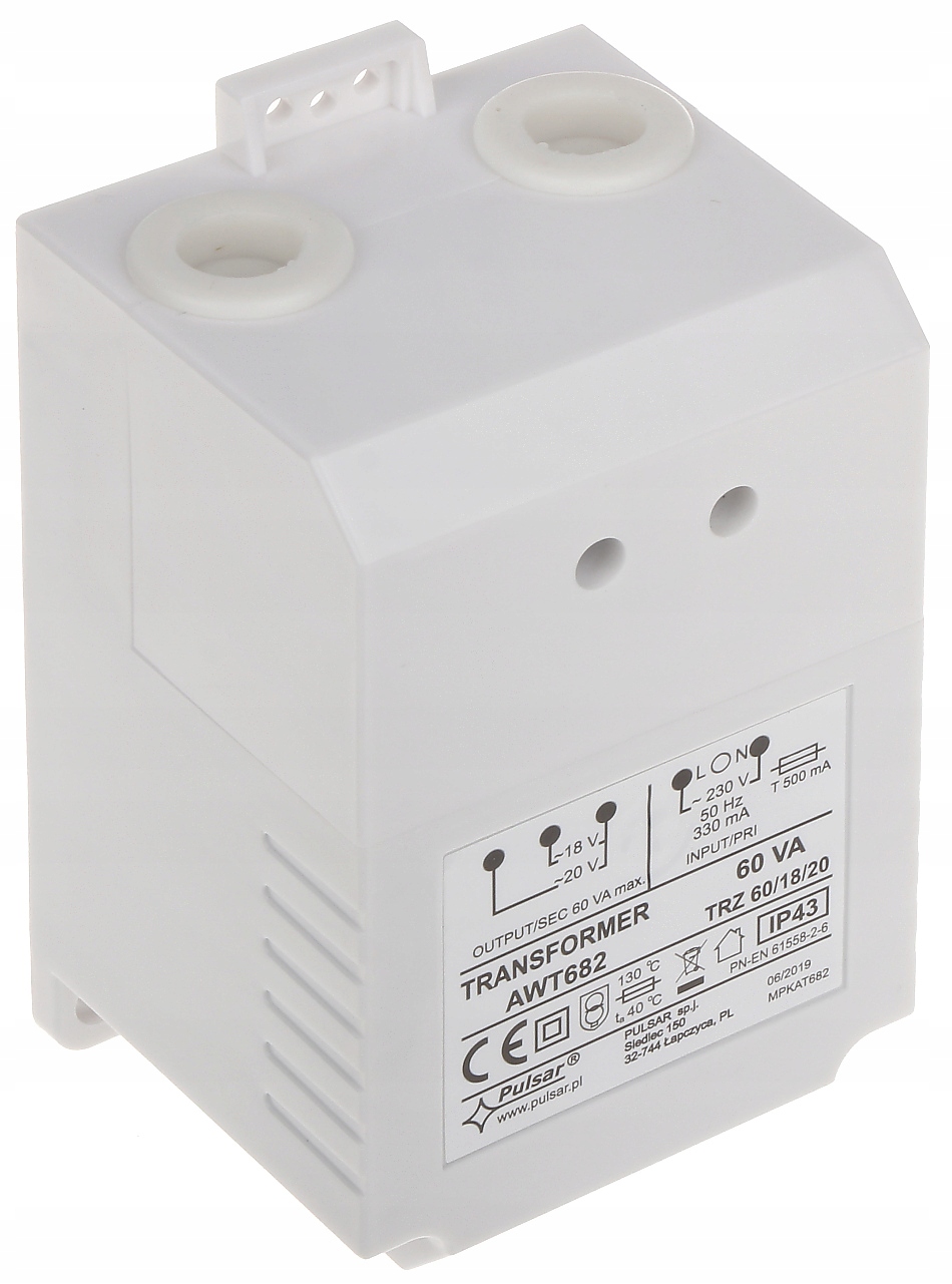 

Transformator Trz 60VA/18V/20V AWT682 Pulsar