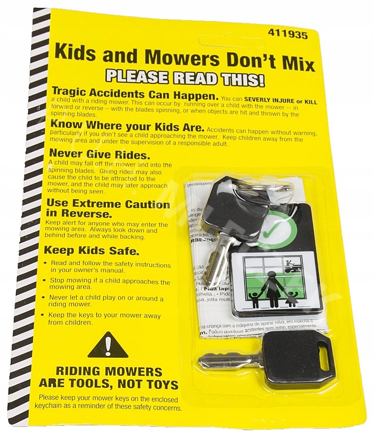 Kluczyki stacyjki Husqvarna 532411935 2 sztuki