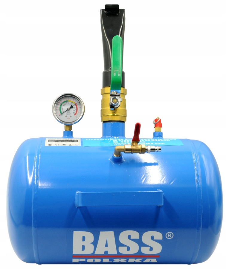 INFLATOR DO POMPOWANIA KÓŁ OPON 25L ZBIORNIK CIŚNIENIOWY BASS POLSKA Marka Bass Polska