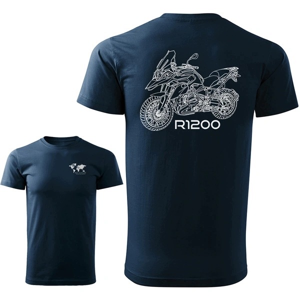Tričko na motorku Bmw Gs R 1200 Adventure s motocyklem GS1200 jako dárek