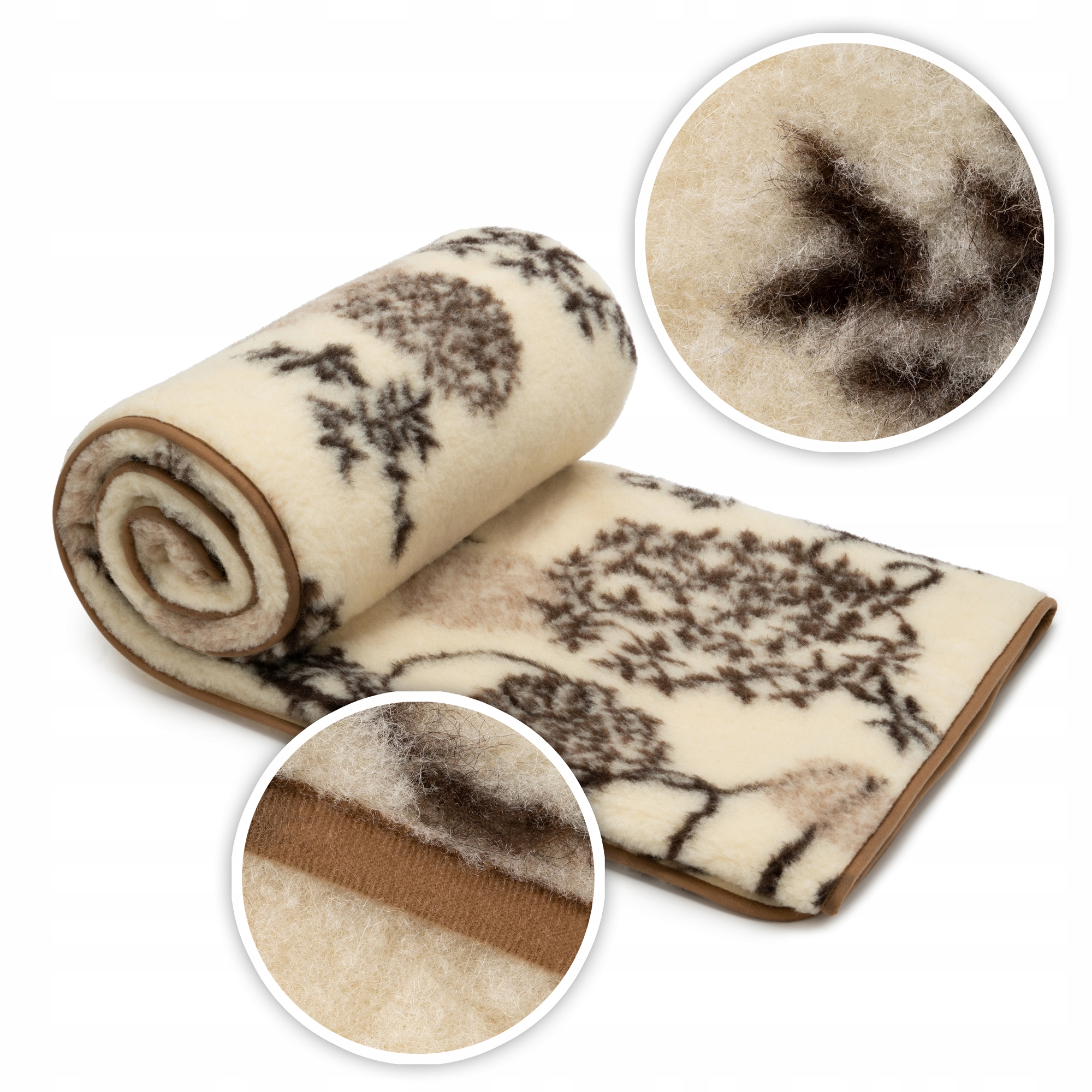 KOC WEŁNIANY 180x200 WEŁNA 100% MERYNOS AUSTRALIJS