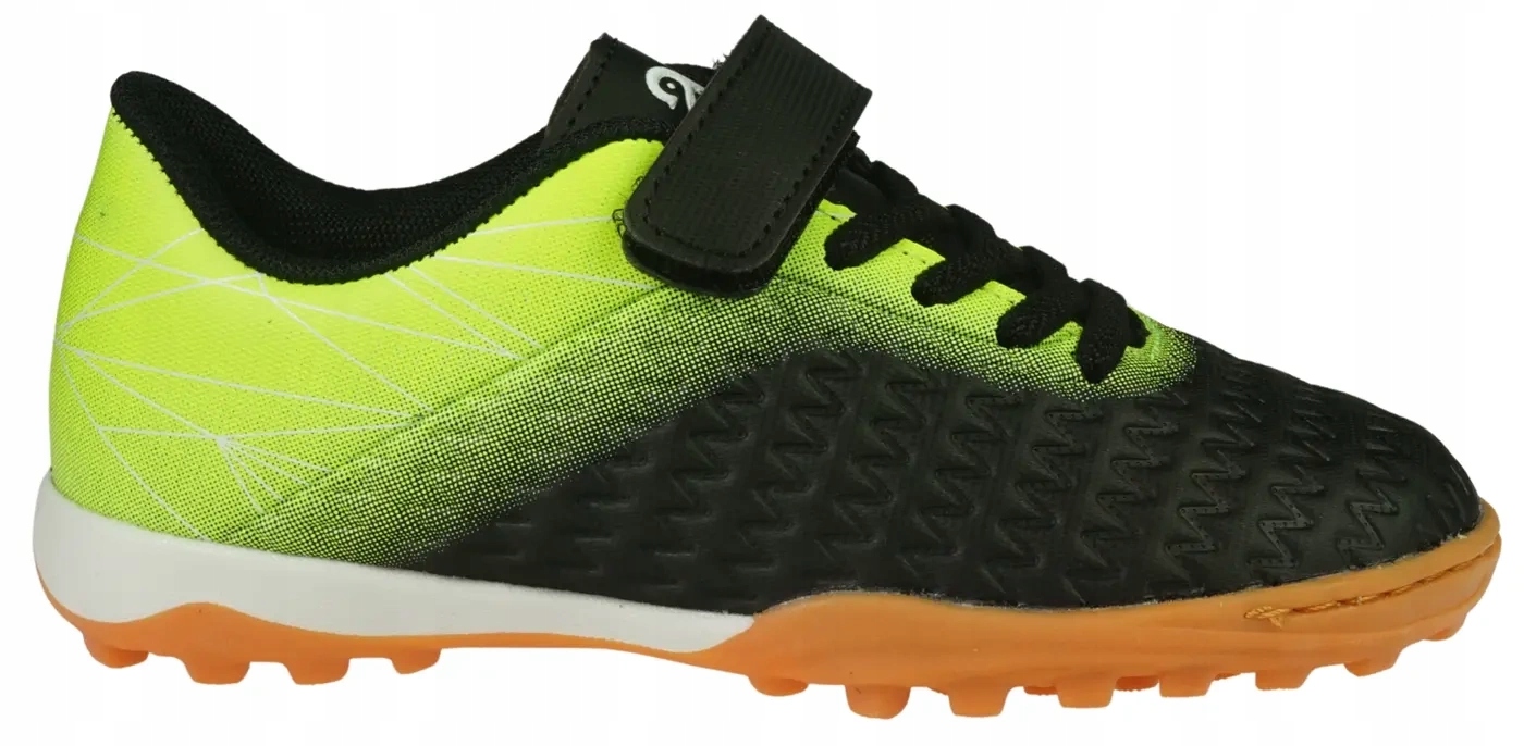 Turfy dziecięce buty na orlik Apawwa CX2604RBL czarno zielopne
