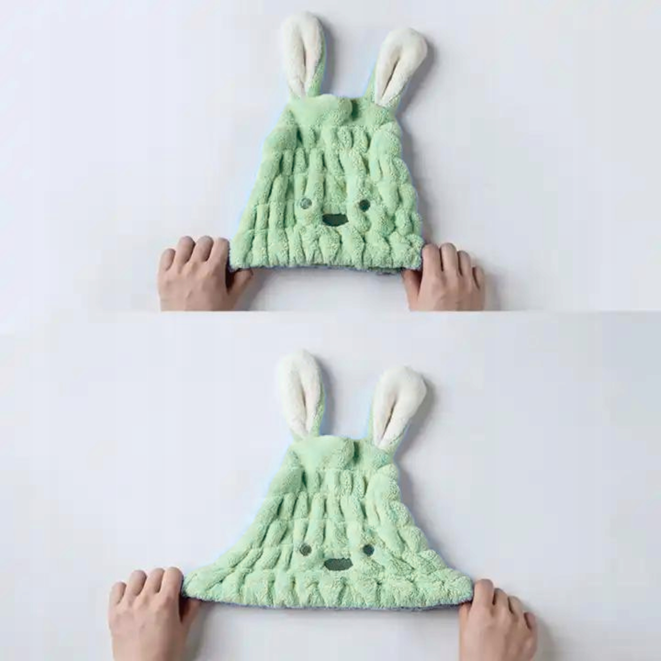 RĘCZNIK DO WŁOSÓW TURBAN MIKROFIBRA SZYBKOSCHNĄCY ZIELONY MIŚ DLA DZIECI Kod producenta TURBAN DO WŁOSÓW DLA DZIECI MIŚ LIMONKOWY