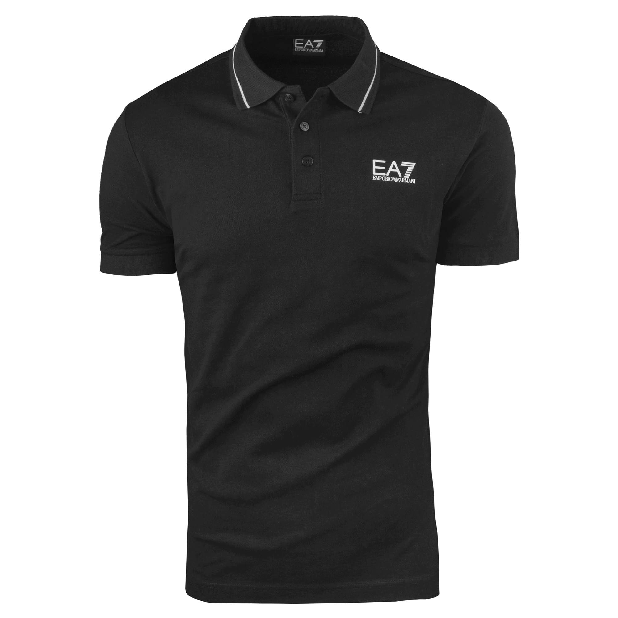EA7 Emporio Armani Polokošile Pánská polovina vel. 3XL Černá 8NPF16PJVUZ