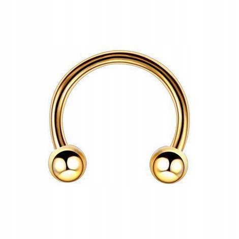 

Podkowa klasyczna złota helix septum 0,8/8/2