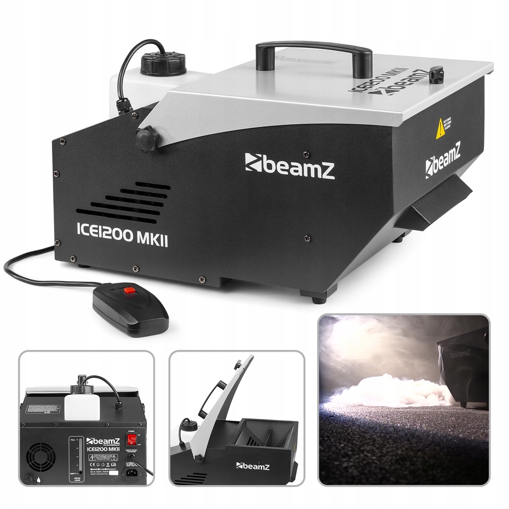 Maszyna do dymu Ciężkiego 1200W Efekt Mgły Impreza niski dym na wesele