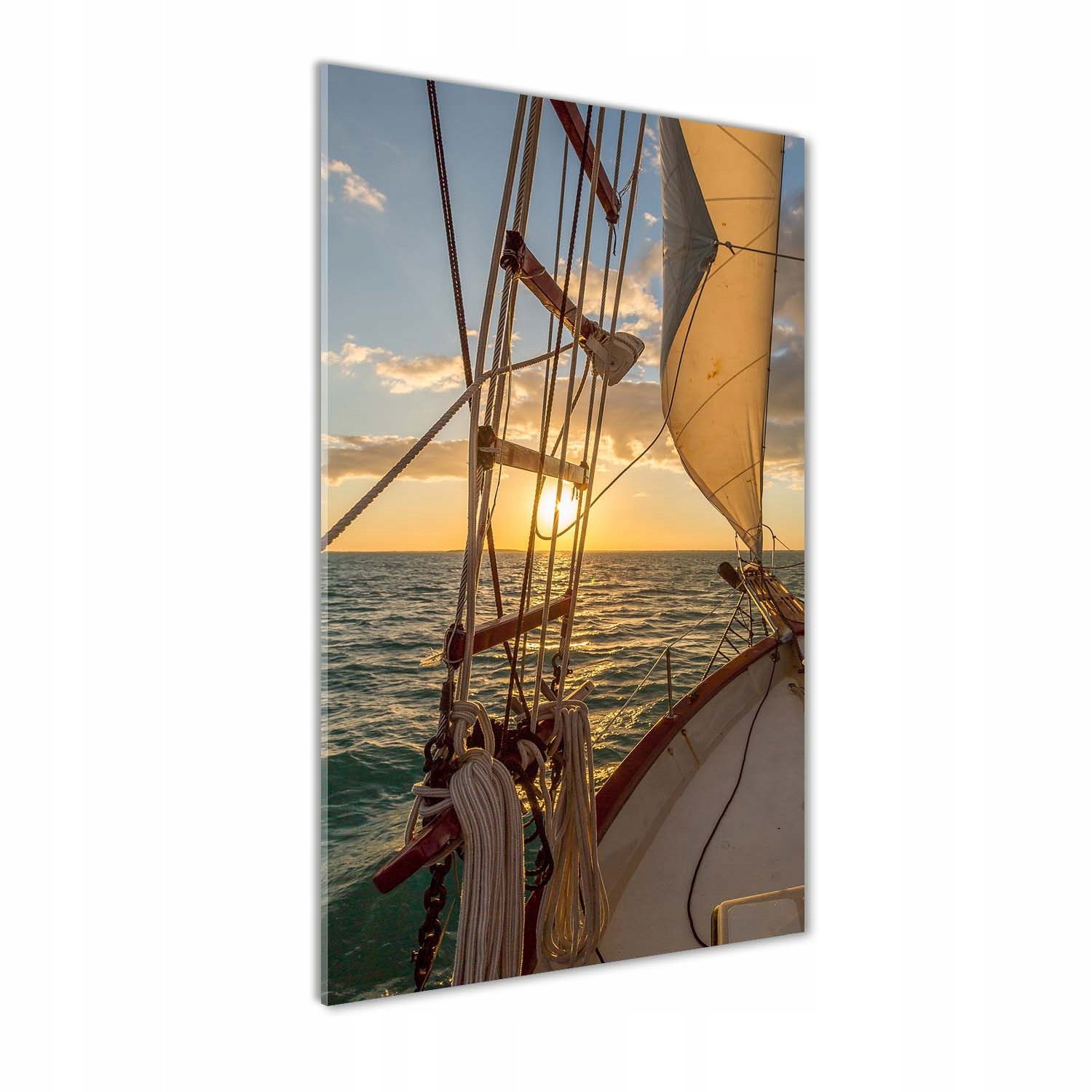 

Foto obraz akryl do salonu Jacht na morzu 60x120cm