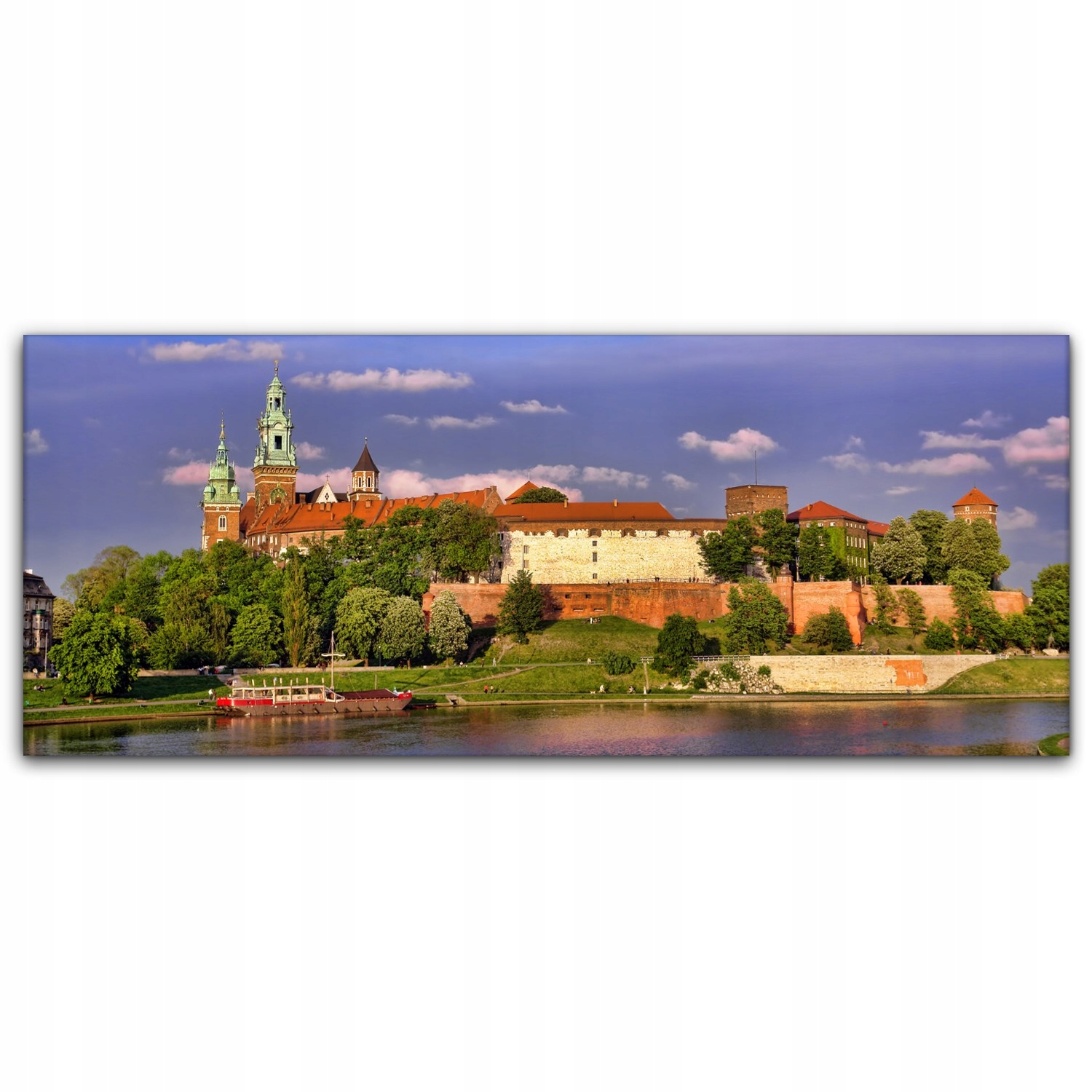 

Canvas do sypialni 125x50 Zamek Wzgórze Krajobraz