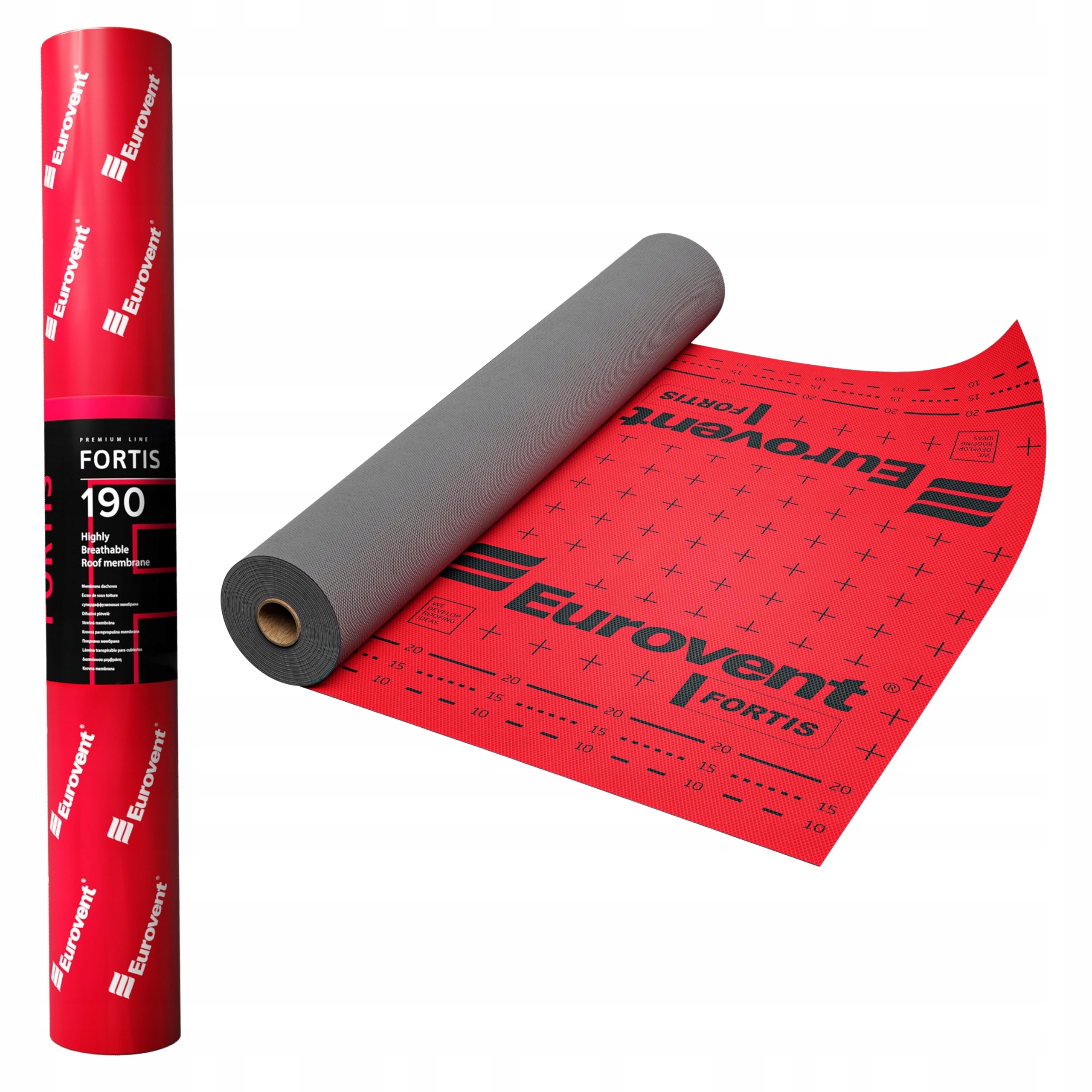 Strešná Membrána Fólia 190 g Eurovent Fortis 1,5 m x 25 bm 37,5 m2