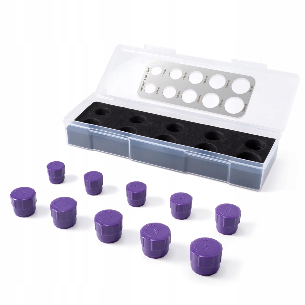 SensorCut – sada pro vyřezávání otvorů pro senzory PPF/Vinyl 16-25 mm