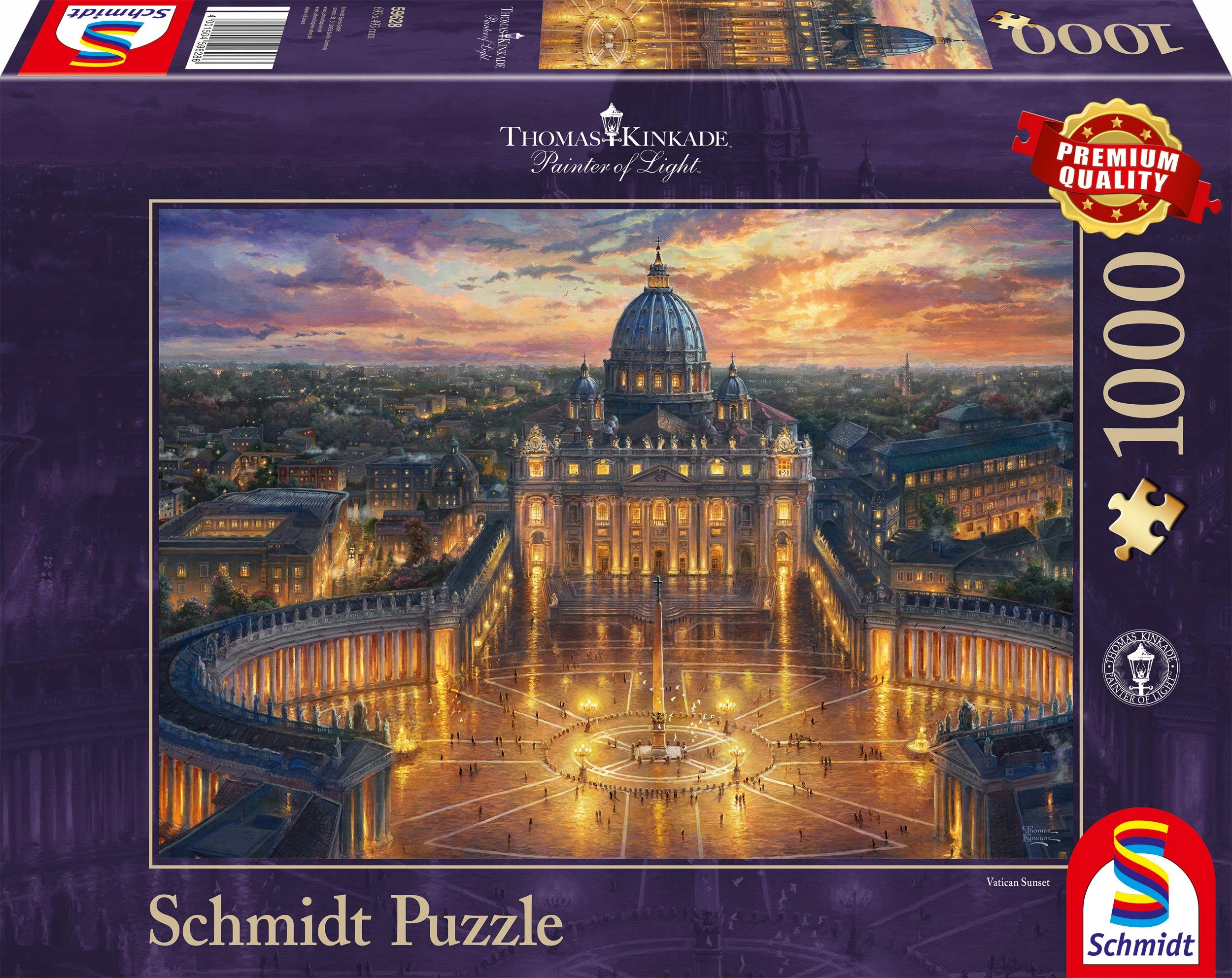 Puzzle KRAJOBRAZY DLA DOROSŁYCH 1000el Watykan Wydawca inny