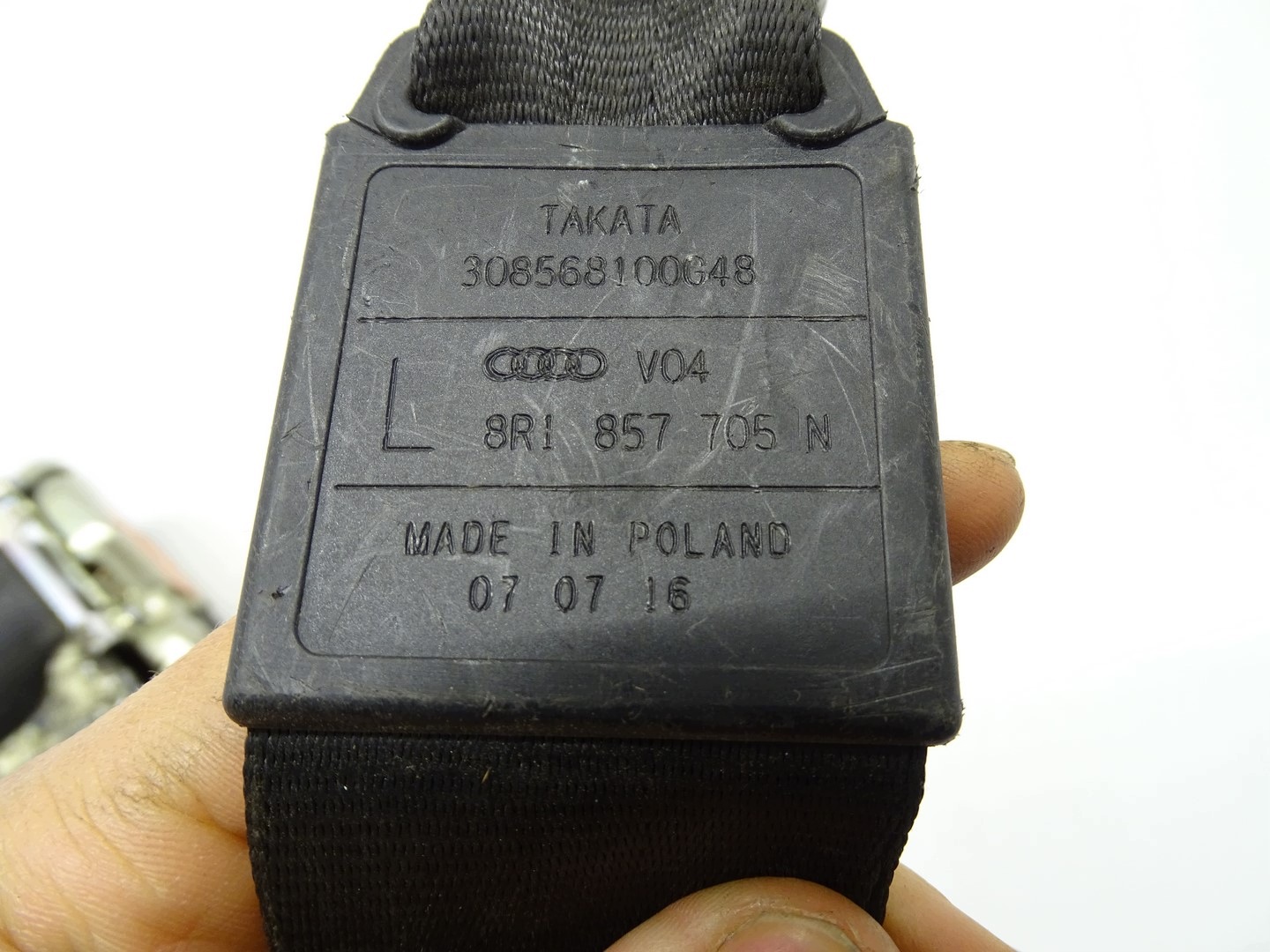 seat belt front left driver´s AUDI Q5 8R 8R1857705N