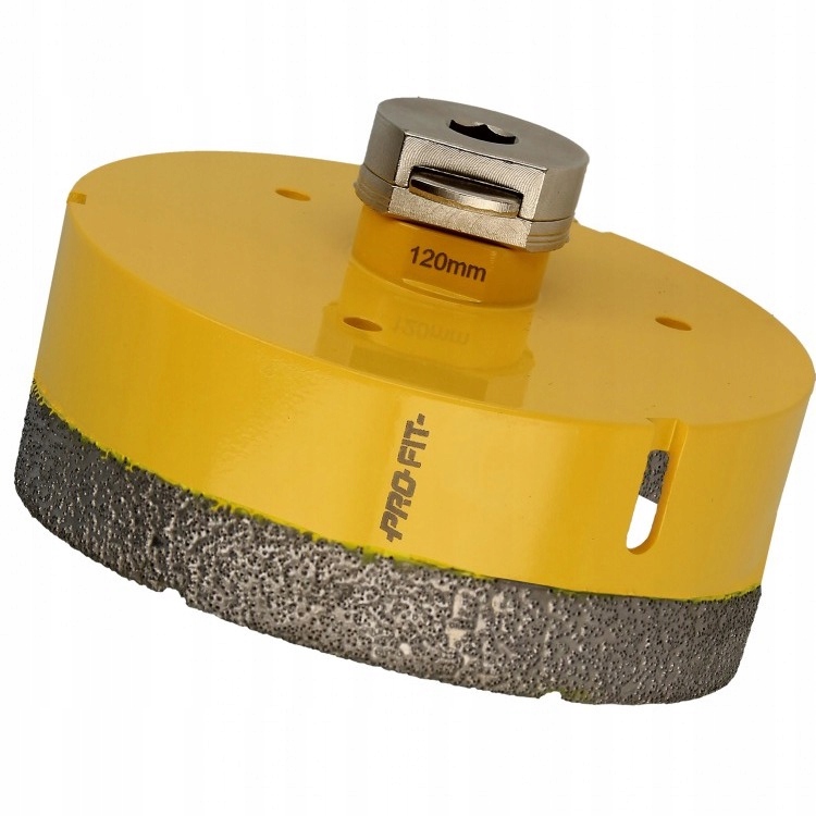 PRO-FIT Otwornica DIAMENTOWA D120 mm S10HEX kamień