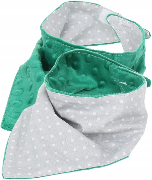 

Babymam Miękki Śliniak Apaszka Minky Na Rzepy 2w1