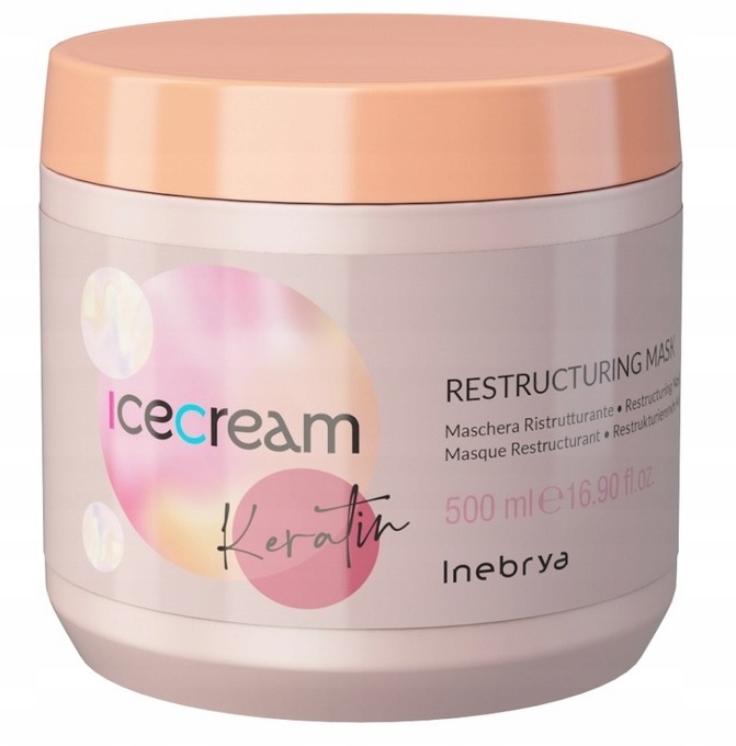 

Inebrya Maska Keratin Ice Cream z Keratyną 500ml