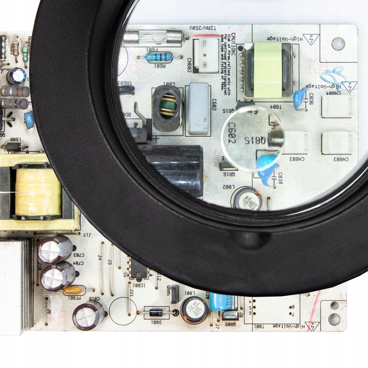 Lampa z Lupą Yihua 239 Powiększenie 3D-10D Gięte Ramię Regulacja LED Czarna Średnica soczewki 20 mm