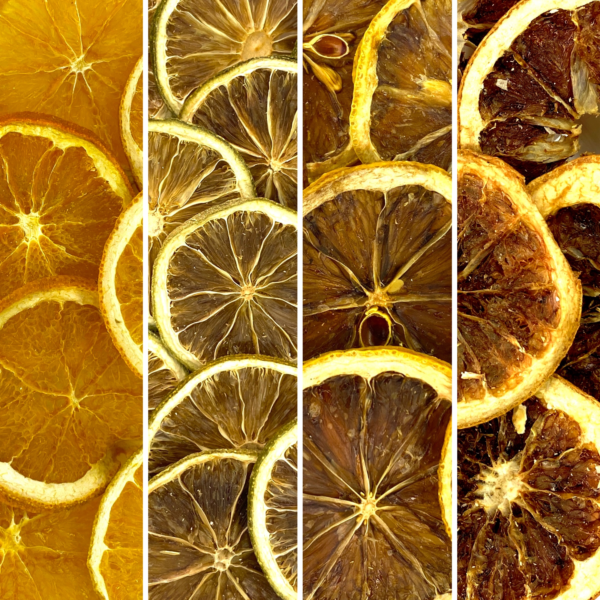 Owoce Suszone Jadalne w plastrach Pomarańcza Cytryna Limonka Grejpfrut 400g