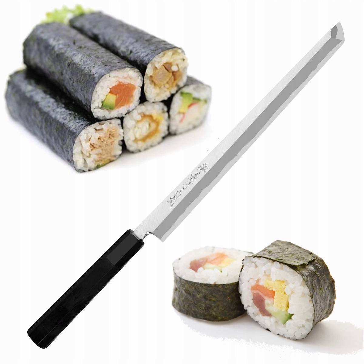 Sakai Takayuki Byakko Shirogami#1 Japonský ostrý nôž Sakimaru na sushi 27 cm