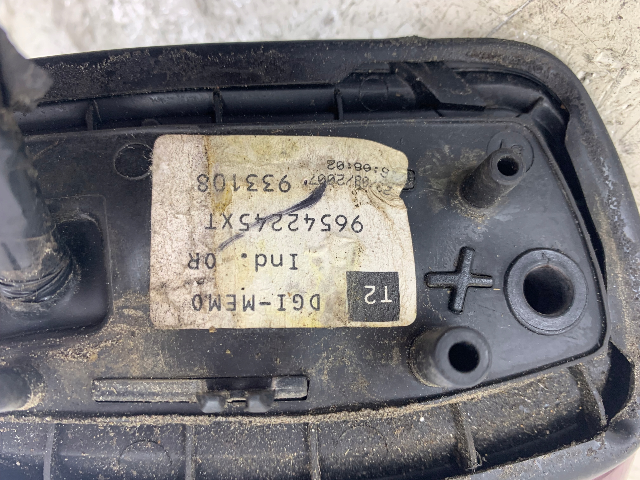 CITROEN C4 PICASSO mirror right KHLD 12 PIN