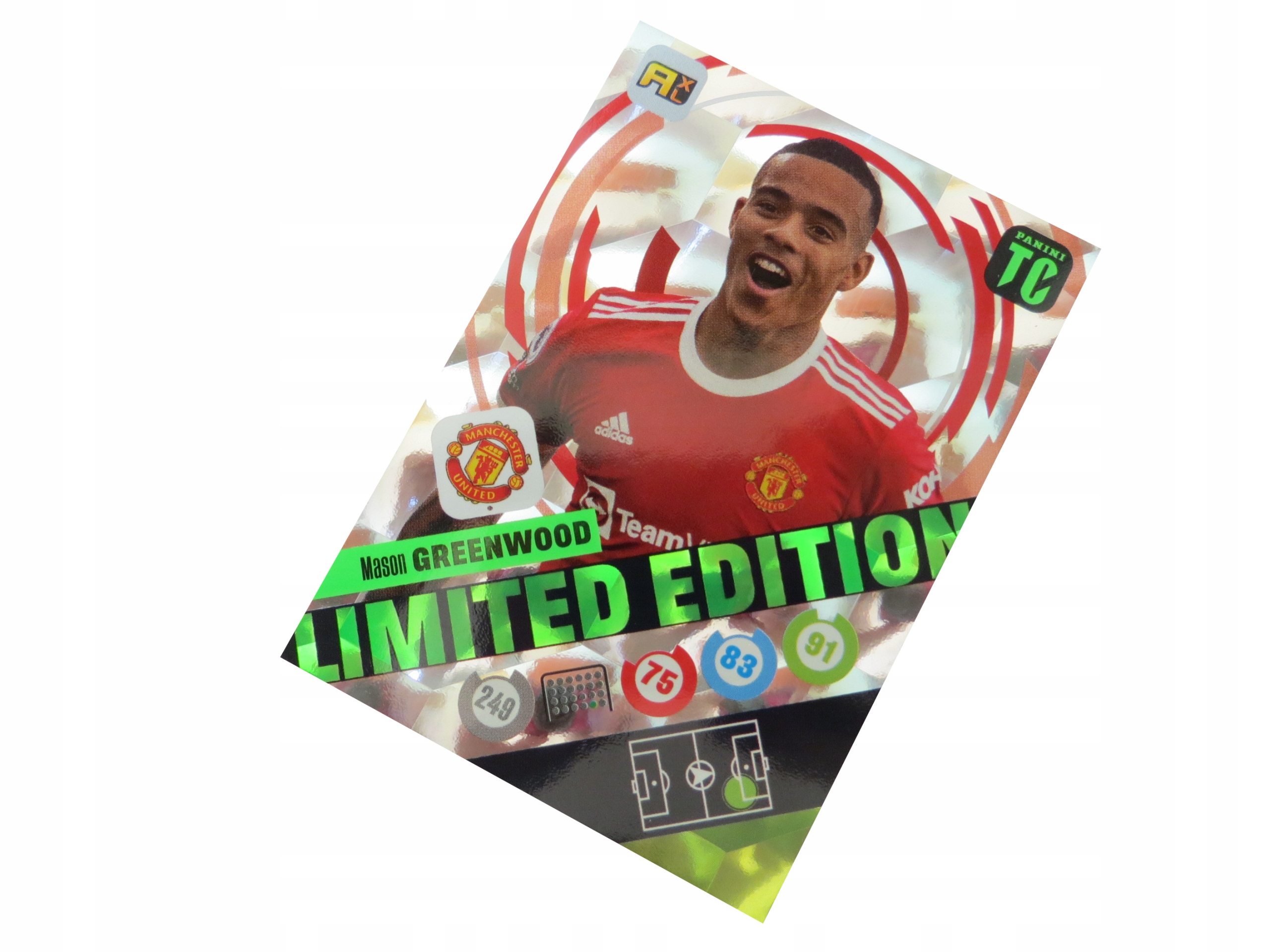 Panini Top Class Limited Greenwood Manchester Utd