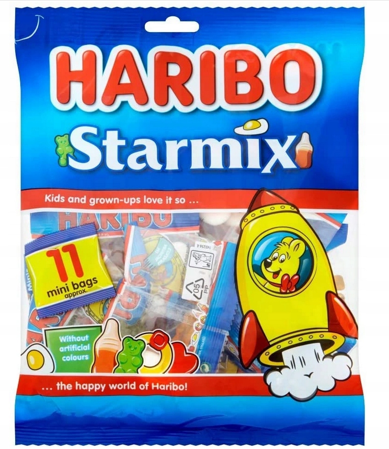 HARIBO STARMIX мармелад 11шт отдельных мармелад 176 г