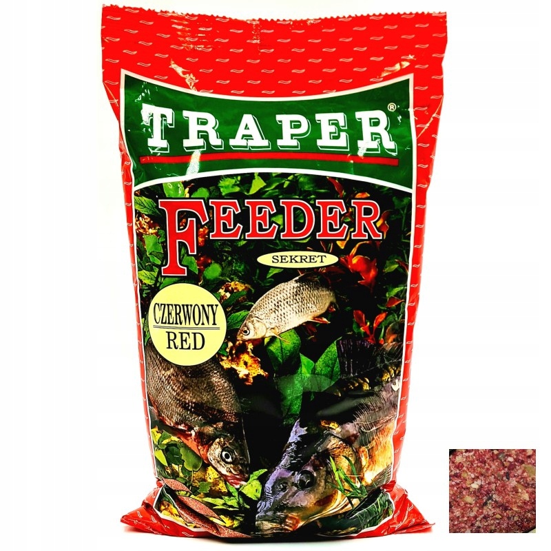 Zanęta Traper Sekret 1kg Feeder Czerwony