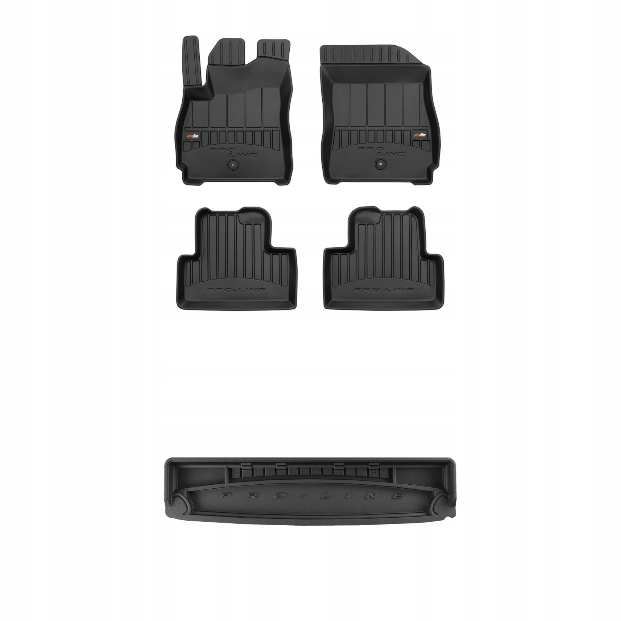 Sada gumových kobercov a rohoží pre Chevrolet Orlando I 2010-2018