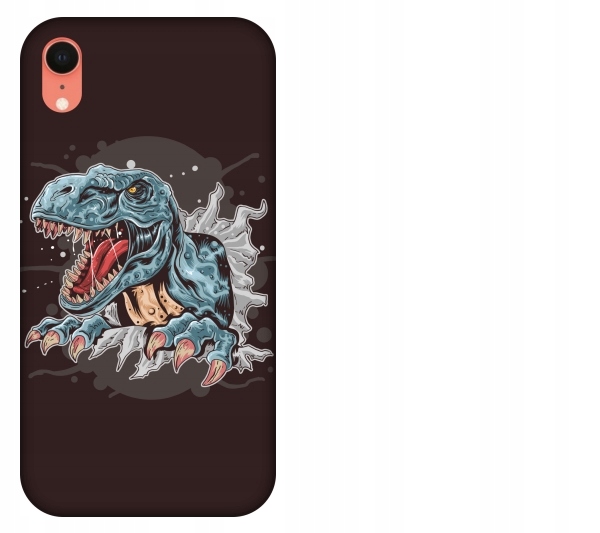 

Etui pokrowiec iPhone Xr Tyranozaur T.Rex dinozaur