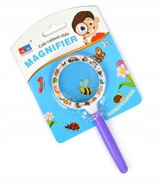 LUPA szkło powiększające 6 cm dla dzieci dziecka 60mm