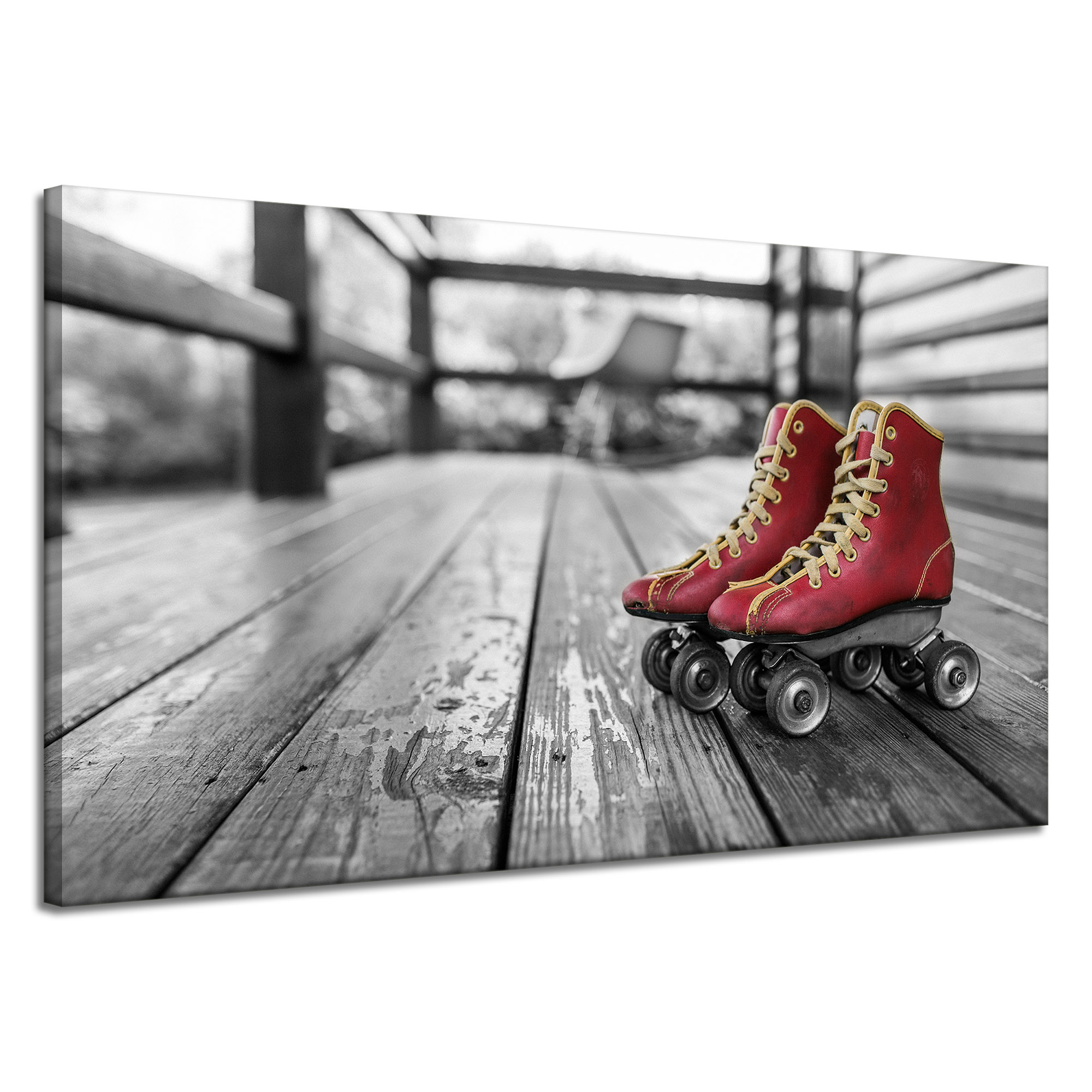 Obrazy na plátně Vintage Červené Rolky 120x70 cm