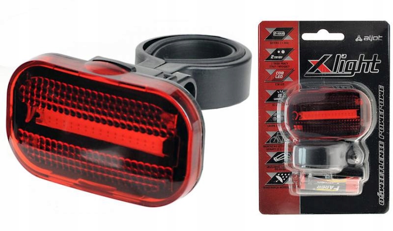 

Mocna Lampka Tył X-light Led (JY-3209BT-1) Baterie
