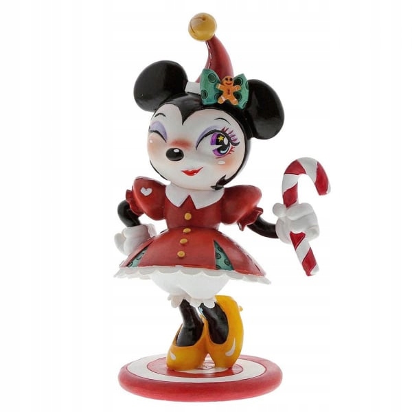 Disney Miss Mindy World Soška z pryskyřice Vánoční Minnie 16 cm