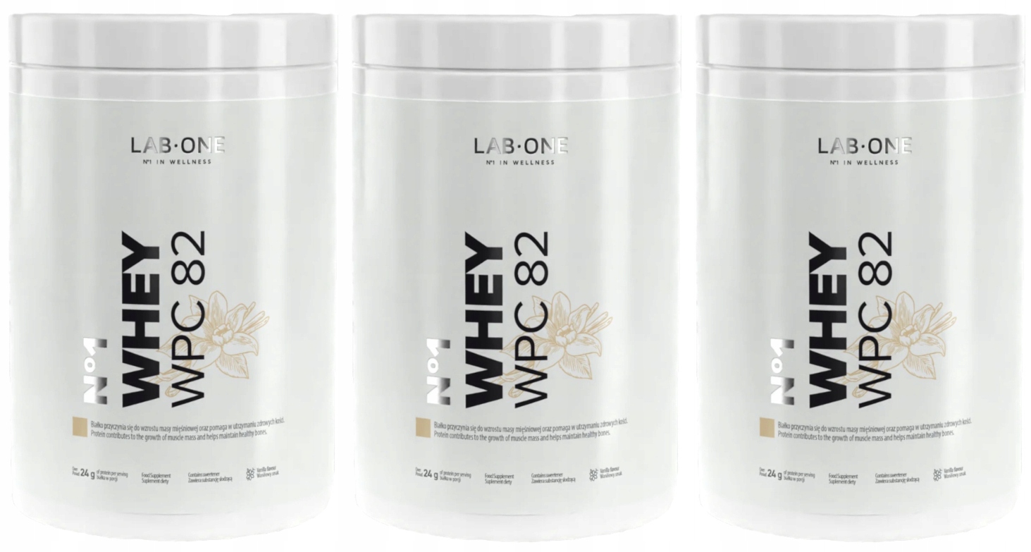 Sada 3x N°1 Whey Wpc 82, Lab One