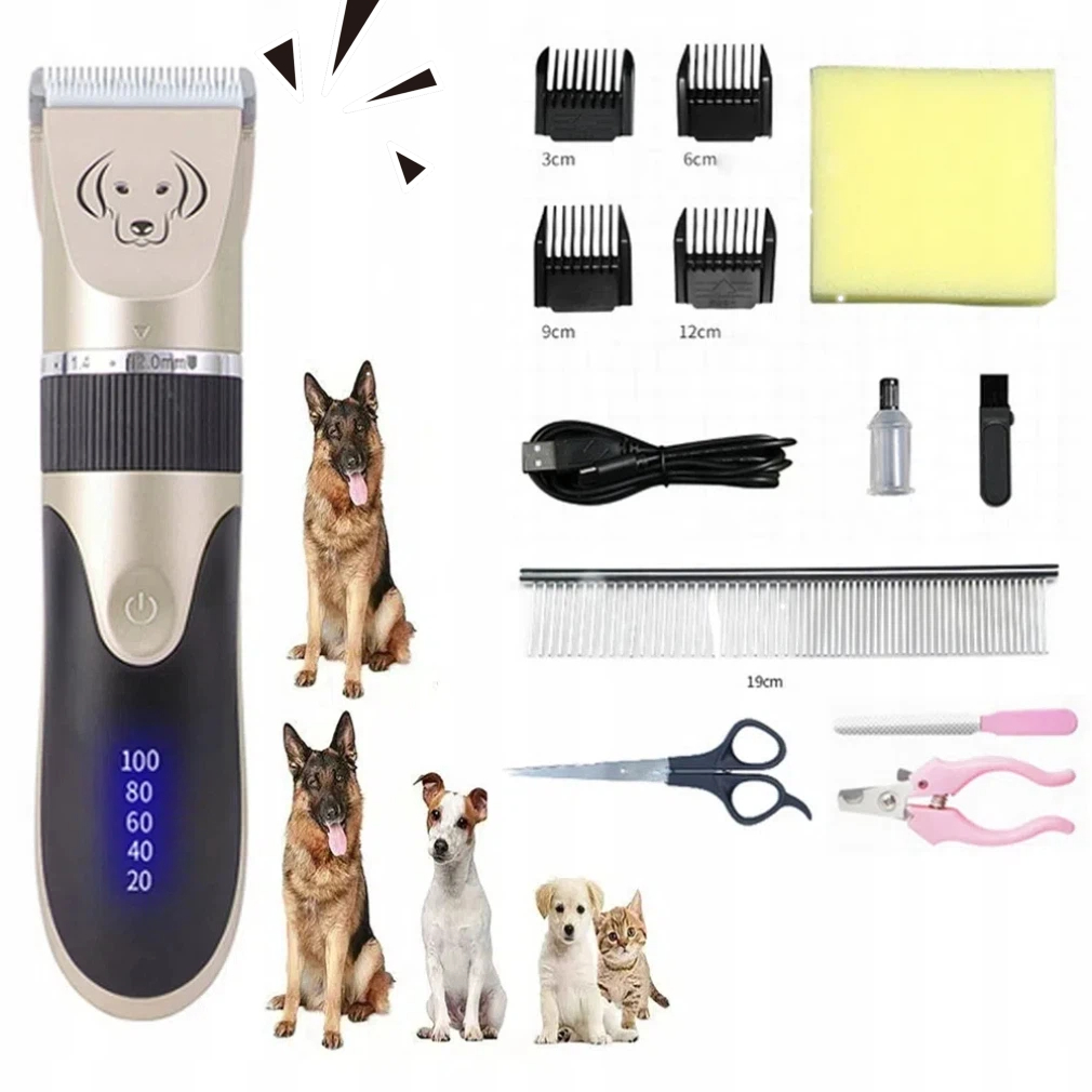 Stroj Na Stříhání Psů – Tichý A Jemný, Usb, 5 Keramických Rychlostí