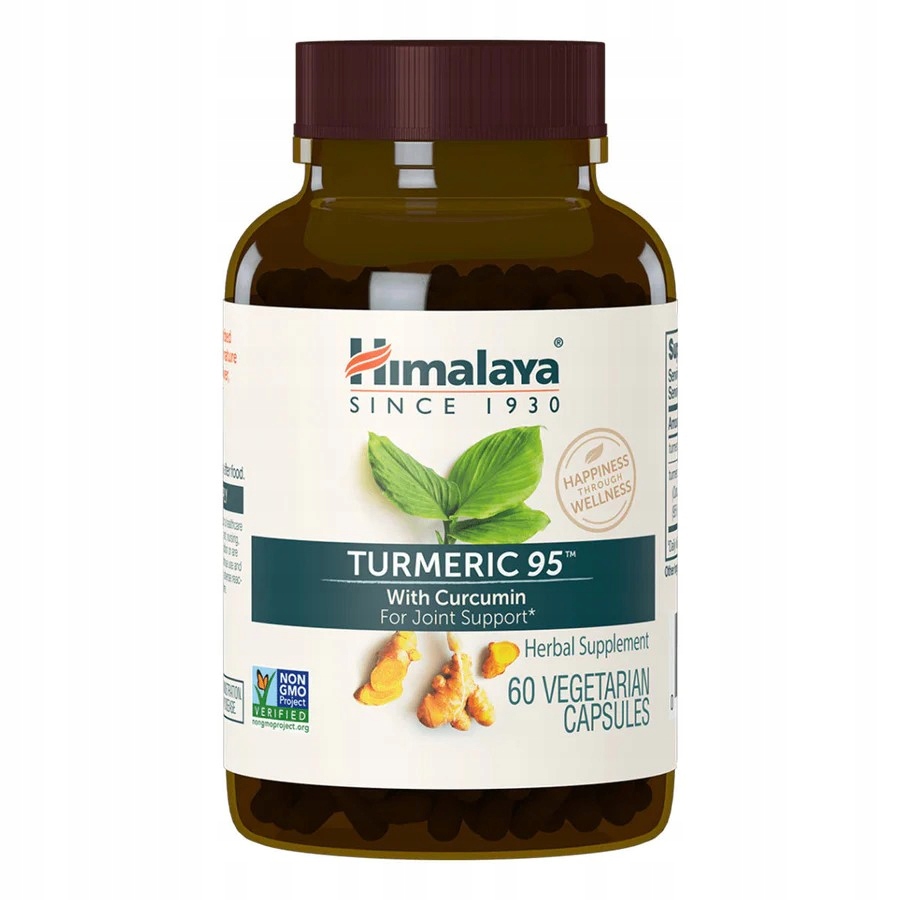 Himalaya Kurkuma 95% kurkuminoidov Extrakt Podpora Kĺbov 60 kapsúl