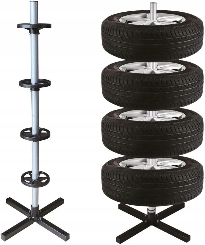 Stojan Na Vešiak Na 4 Kolesá Pneumatiky Automobilové Disky Univerzálny