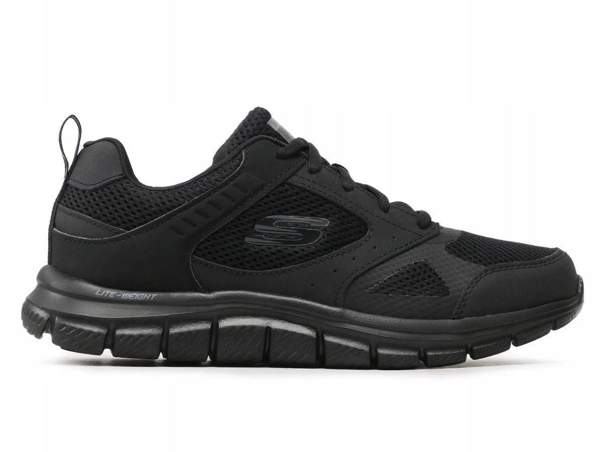 Pánské boty Skechers Track černé 232398-BBK sportovní síťovina pohodlné 42,5