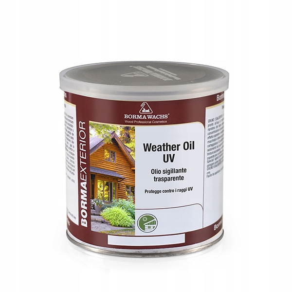

Olej do drewna tarasu Weather Oil Uv 1L Półmatowy