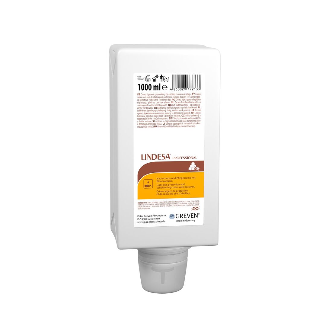 Krem Lindesa Professional 1L Vario z woskiem pszczelim