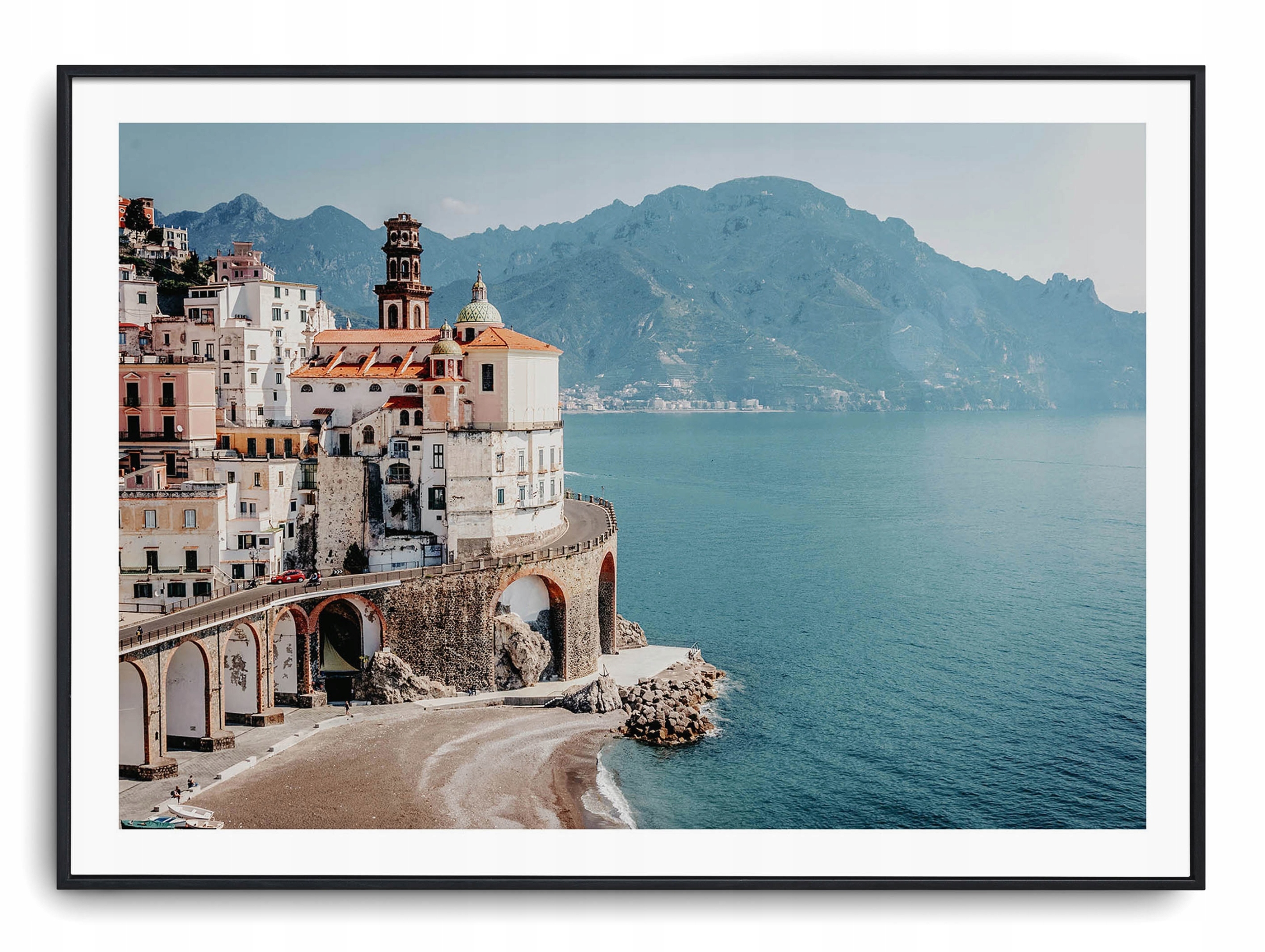 

Plakat r 40x30 cm Amalfi Italy Włochy Krajobraz Wa
