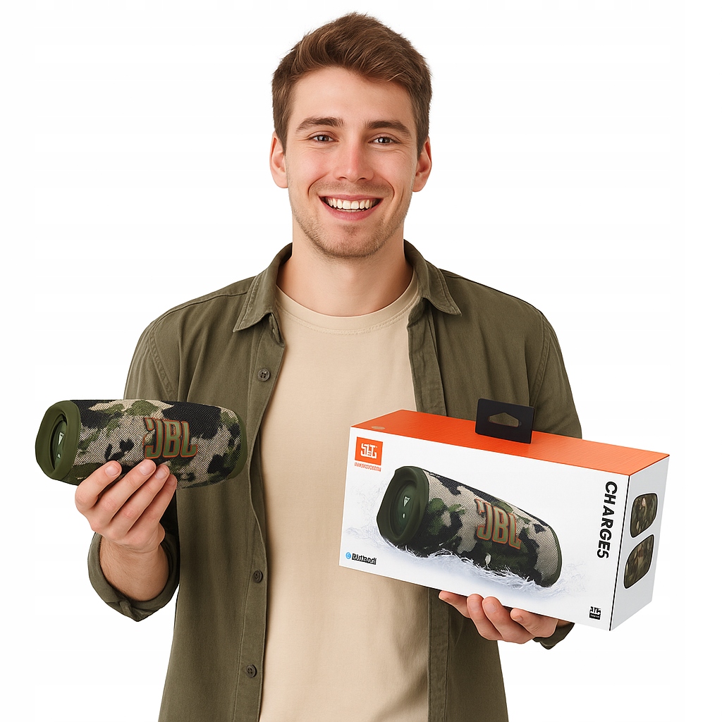 Jbl Charge 5 Głośnik Wodoodporny Bezprzewodowy Bluetooth Przenośny Duży
