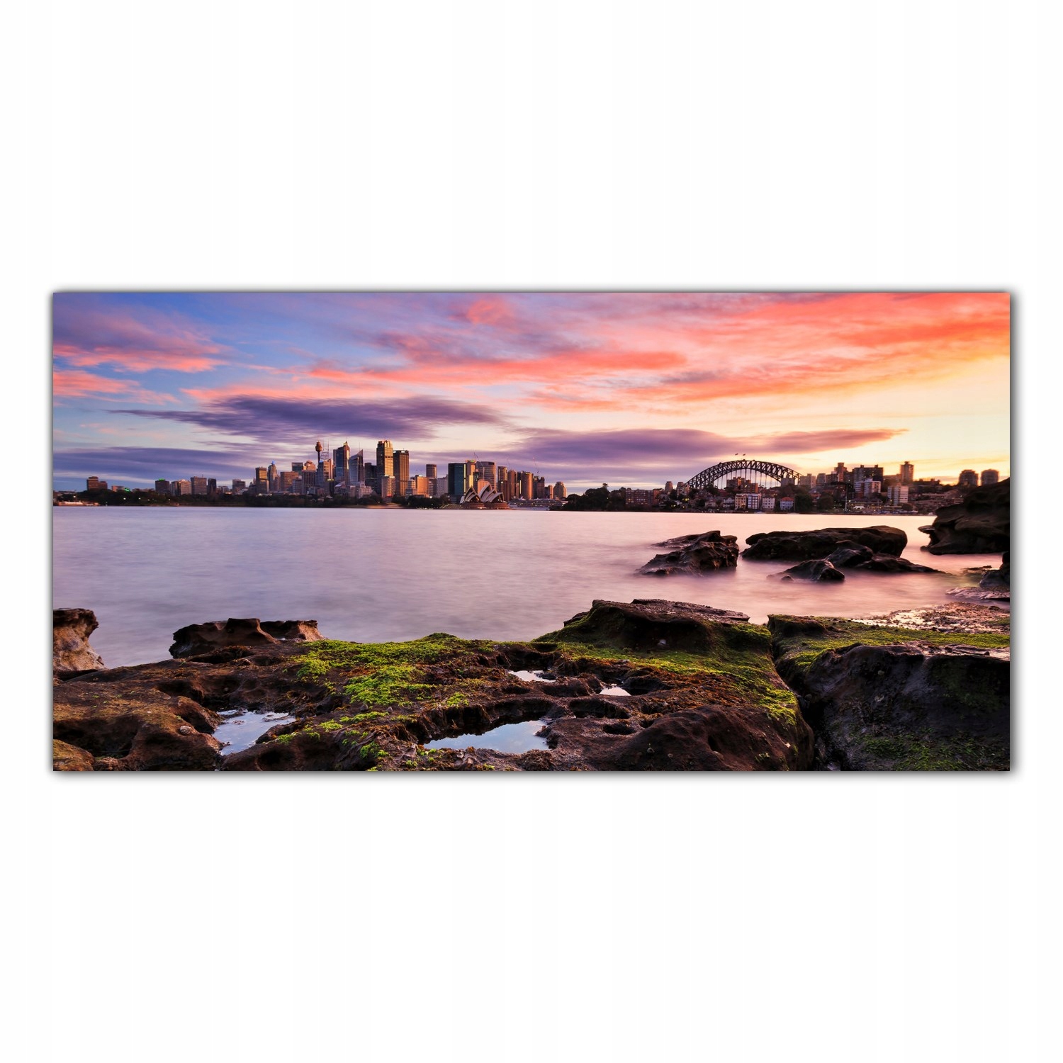 Sydney Západ slunce 100x50 Panely tvrzené sklo