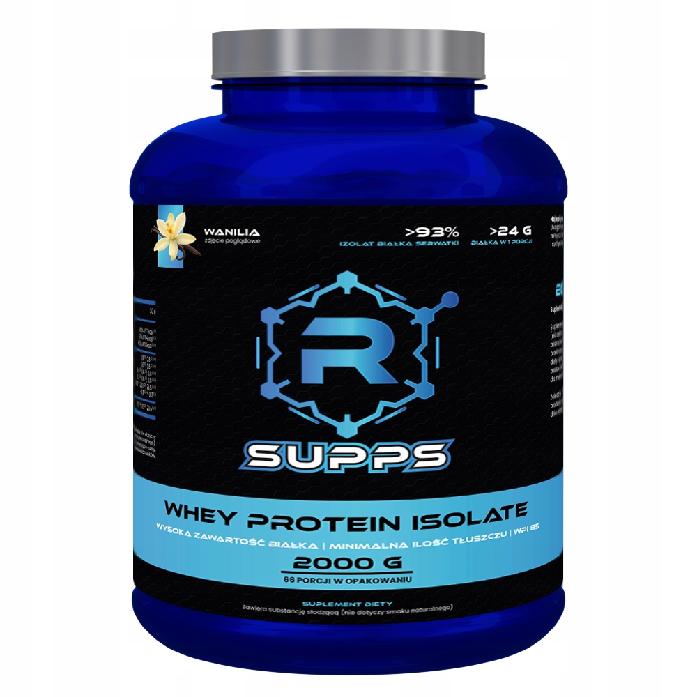 Rsupps Protein proteinový izolát proteinový izolát Wpi 98% 2000G Vanilka