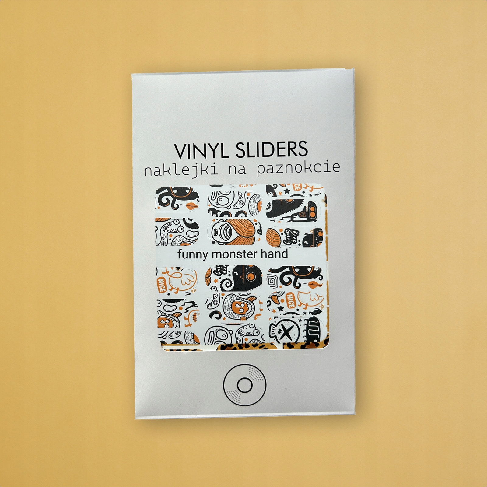 Folie do Manicure VINYL SLIDERS - Naklejki na Paznokcie oraz do pedicure Stan opakowania oryginalne